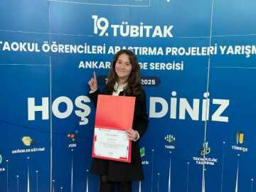TÜBİTAK Proje Yarışmasında 1'incilik