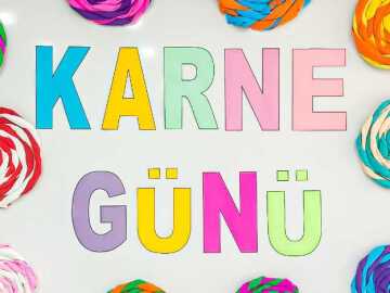 Anasınıflarımızda Karne Günü