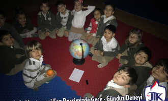 Anaokulu Montessori Fen Dersimizde Gece - Gündüz Deneyi