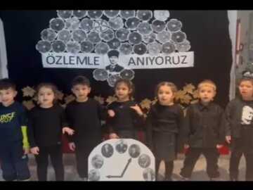 Anasınıfı 10 Kasım Atatürk'ü Anma Töreni