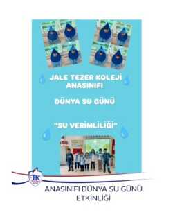 Anasınıfı Dünya Su Günü Etkinliği