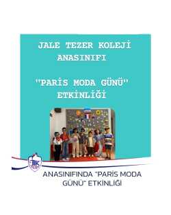 Anasınıfında "Paris Moda Günü" Etkinliği