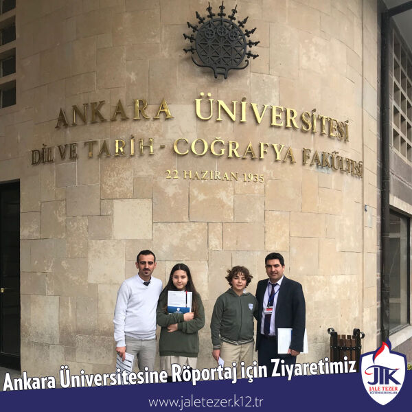 Ankara Üniversitesine Röportaj için Ziyaretimiz 1