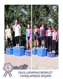 Okullararası Bisiklet Yarışlarında Başarı
