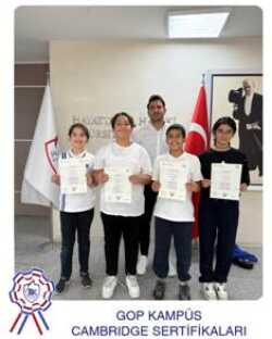 GOP Kampüs Cambridge Sertifikaları