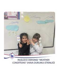 İngilizce Dersimiz "Weather Conditions"(Hava Durumu) Etkinliği