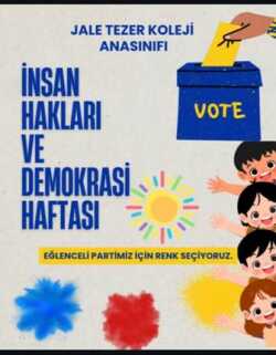 Anasınıfı "İnsan Hakları ve Demokrasi Haftası" Etkinliği