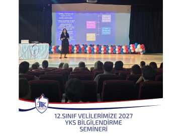 12.Sınıf Velilerimize 2027 YKS Bilgilendirme Semineri