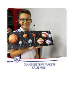 Güneş Sistemi Maketi Çalışması