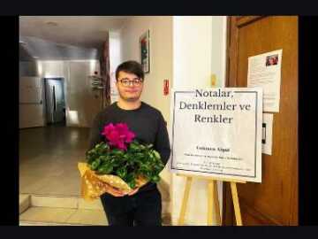 Öğrencimizin Sergisini Ziyaret