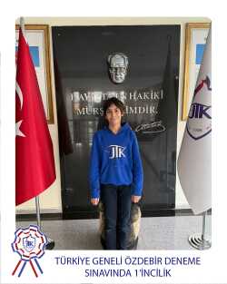 Türkiye Geneli Özdebir Deneme Sınavında 1'incilik