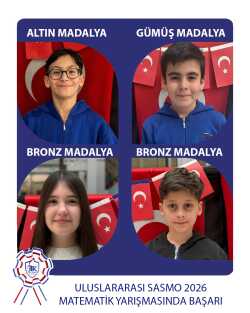 Uluslararası Sasmo 2026 Matematik Yarışmasında Başarı