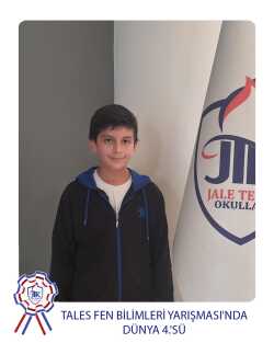Tales Fen Bilimleri Yarışmasında Dünya 4.sü