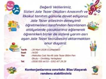 Çayyolu Koru Anasınıfı-İlkokul Tanıtım Atölyeleri ve Okul Tanıtım Semineri