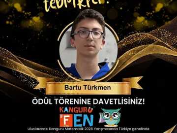 Kanguru Fen Sınavı Ödül Töreni Davet