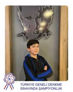 Türkiye Geneli Deneme Sınavında Şampiyonluk