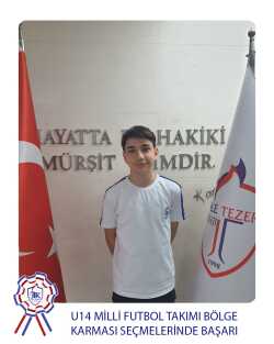 U14 Milli Futbol Takımı Bölge Karması Seçmelerinde Başarı