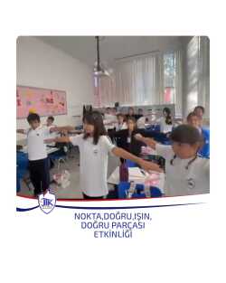 Nokta, Doğru, Doğru Parçası, Işın Etkinliği