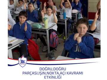 Doğru, Doğru Parçası, Işın, Nokta, Açı Kavramı Etkinliği