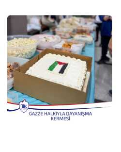 Gazze Halkıyla Dayanışma Kermesi