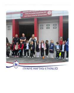 İtfaiye Haftası Etkinliği